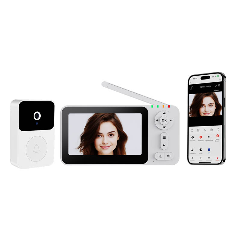4.3-inch wireless video intercom monitoring doorbell M17W