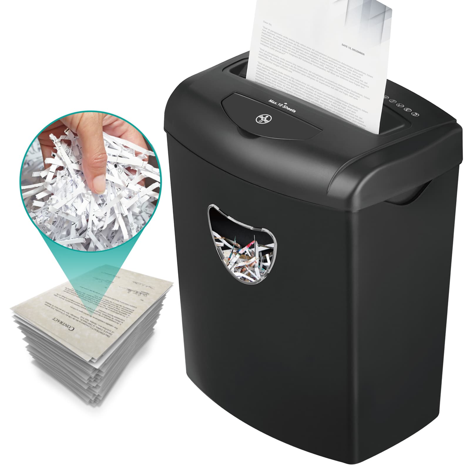 Overload Protection Commercial Paper Shredder machine CD218