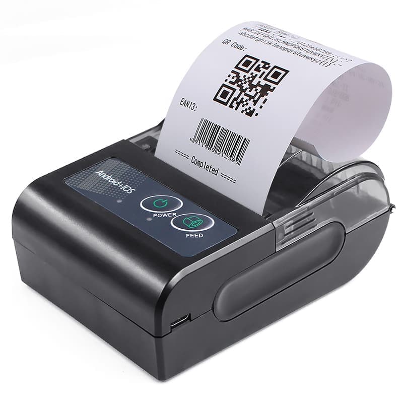 58HB6 Portable Bluetooth Thermal Receipt Printer – 58mm Mobile Printer