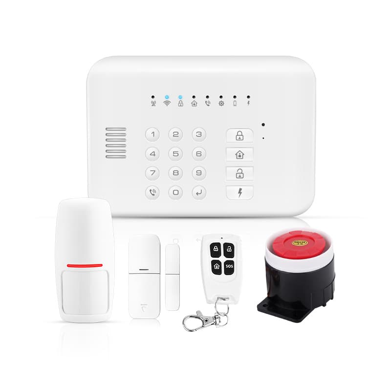 GW1 WiFi & GSM Home Alarm System – Dual‑Network Security Kit with 45 Zones
