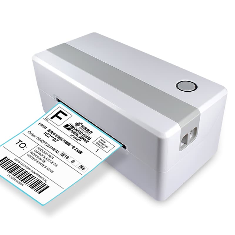 TDL406 Thermal Label Printer – 4.7 Inch 150mm/s High-Speed Shipping Label Printer with Bluetooth