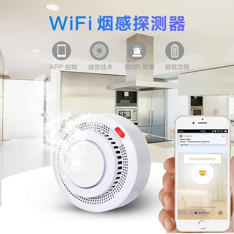 WiFi Smart Smoke Detector YG400A