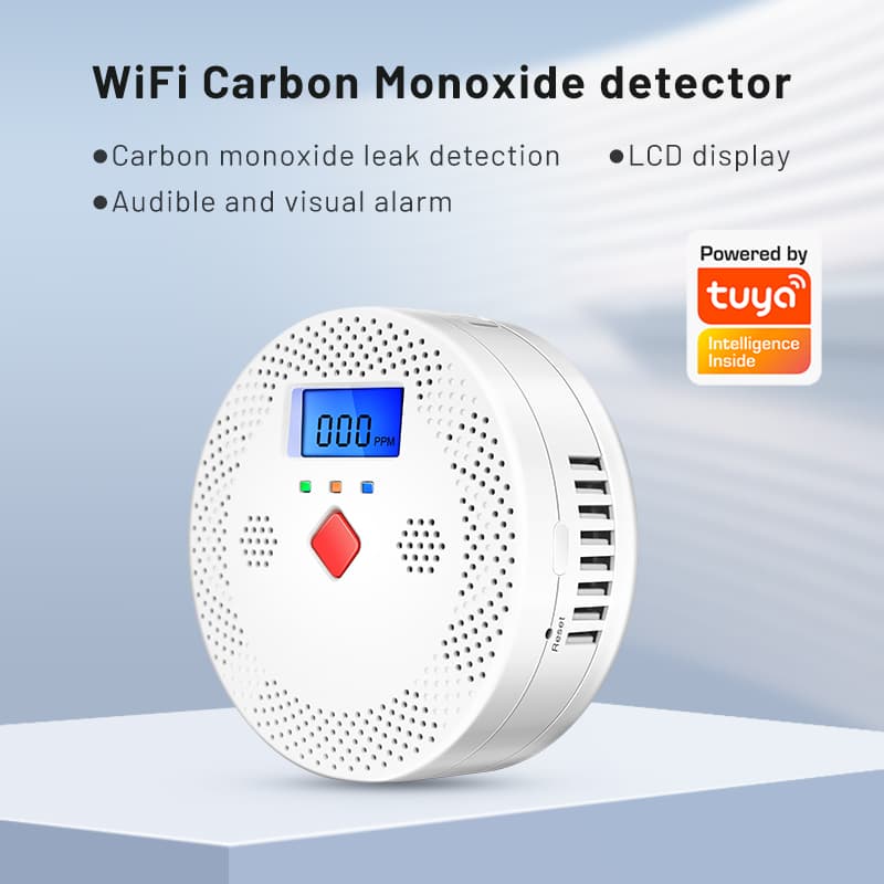 CO400A WiFi Carbon Monoxide Detector with LCD Display