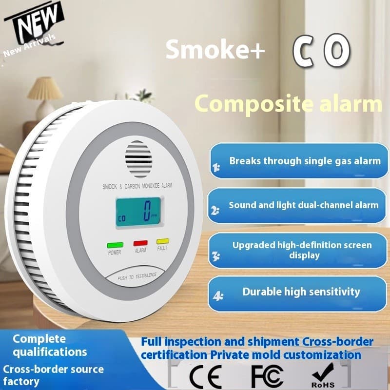 Smoke and Carbon Monoxide Composite Alarm – 2-in-1 Detector SC01