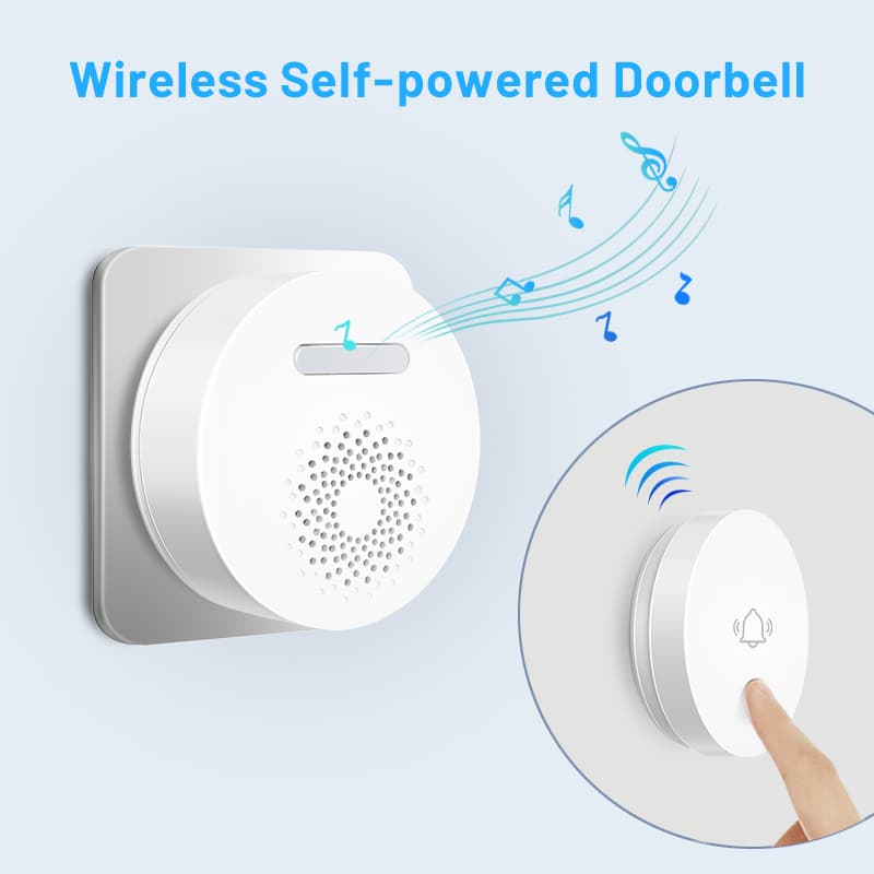 Wireless Self-Powered Doorbell DB300d